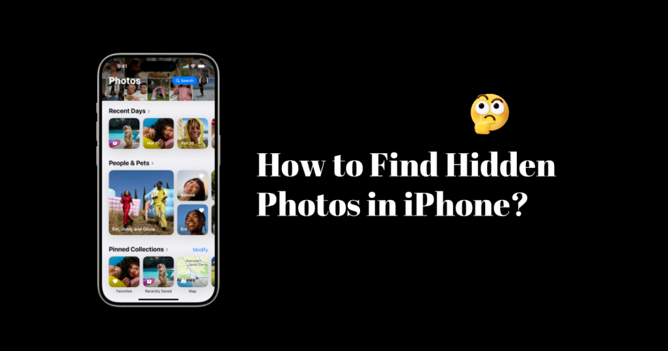 how to find hidden photos on iphone