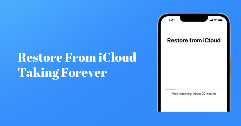 restore from icloud take forever