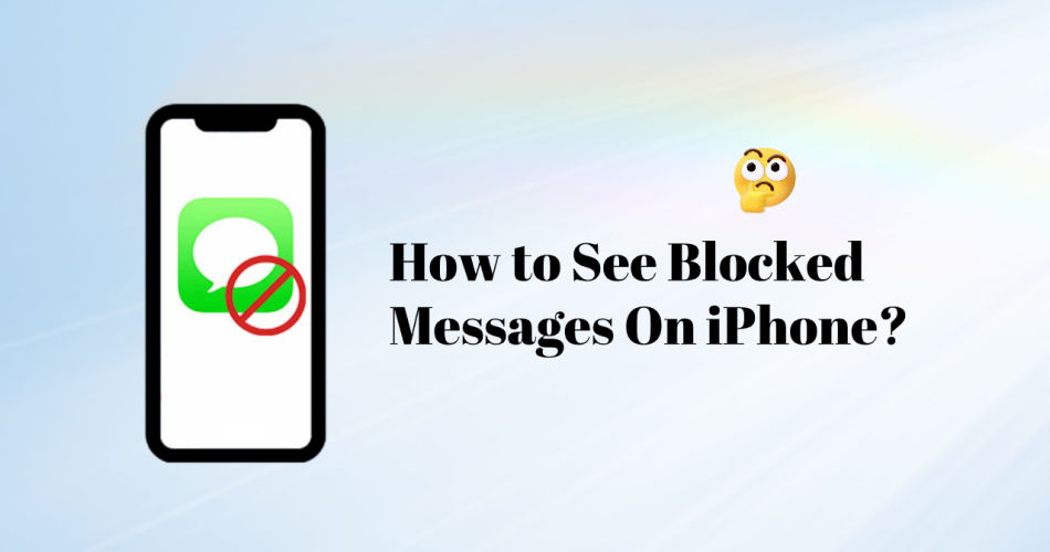 how to view blocked messages on iphone